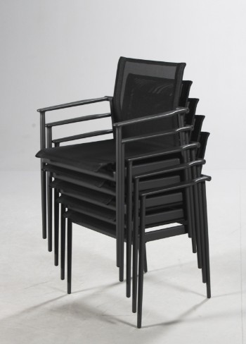 Henrik Pedersen. Fem havestole / stabelstole, model 180 Stacking Chair (5)