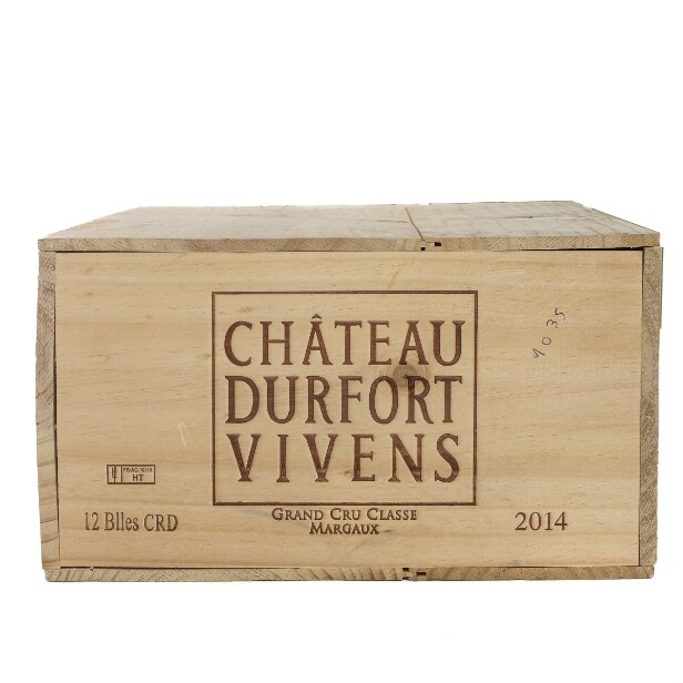 12 fl. Château Durfort-Vivens Margaux 2. Cru Classé 2014 (12)
