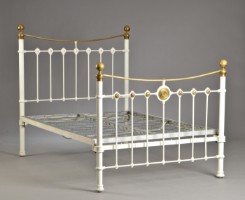 Fransk seng hvidmalet 1900-tallet Lauritz.com