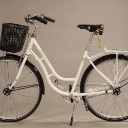 ECO2. Hvid unisex cykel. Model 'Retro'