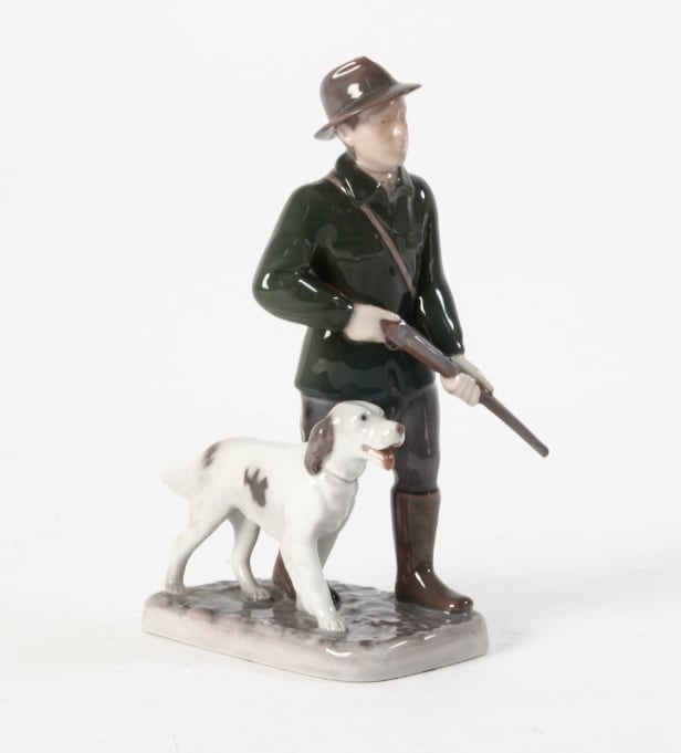 Svend Jespersen for Bing & Grondahl. Hunter figurine, 2328