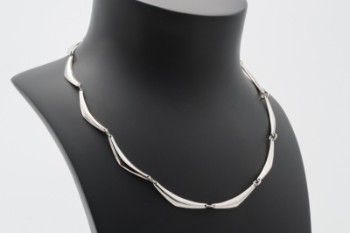 Randers Sølv, halskæde / collier af sterling sølv