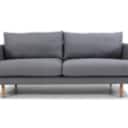 153010 - Wendelbo. 2.5-seater sofa, model 056, grey upholstery fabric