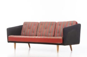 Børge Mogensen . Tre pers. sofa model 201, tidlig model