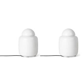 Ferm Living. Et par 'Bell' bordlamper Hvid (2)