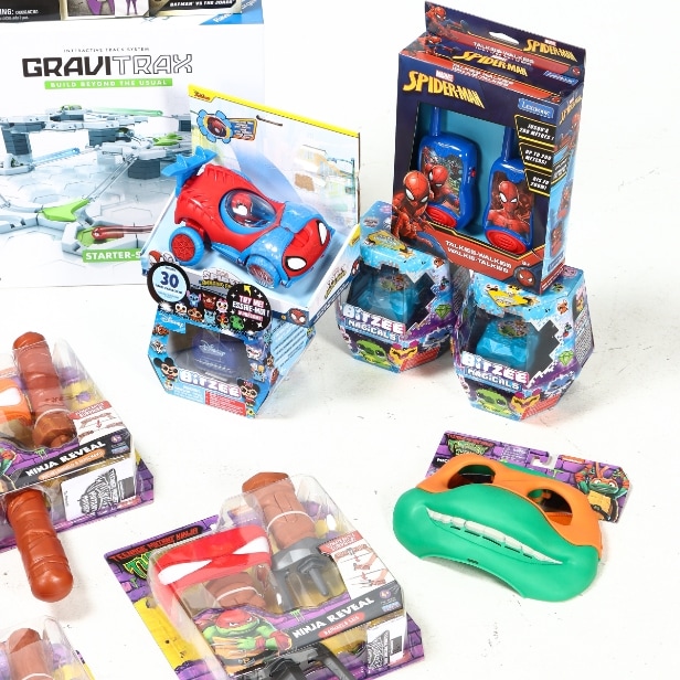 Batman, Teenage Mutant Ninja Turtles etc. Collection toys. (14)