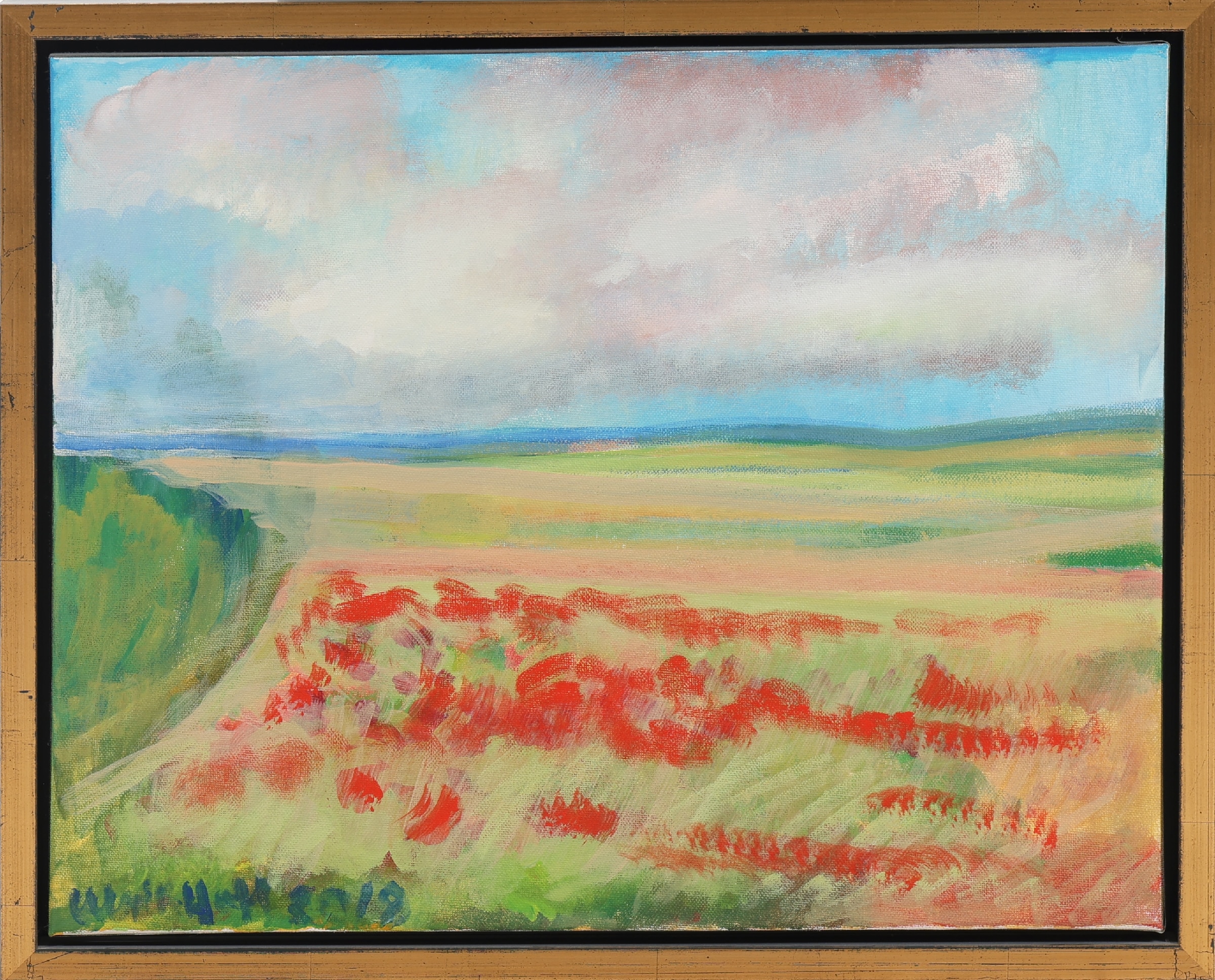 Ulrik Hoff: Warm summer day at Tibirke.