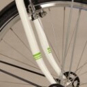 ECO2. Hvid unisex cykel. Model 'Retro'
