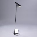 Arne Jacobsen (1901-1972). Floor lamp made of metal, color black