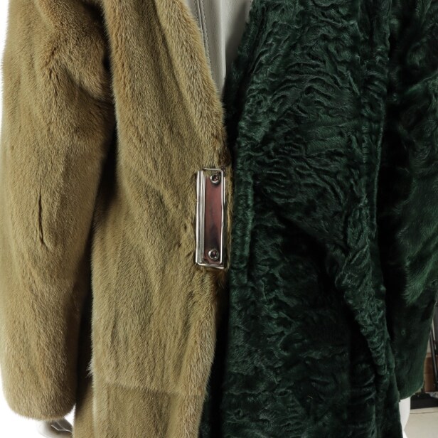6862 - Freya Dalsjø for Kopenhagen Fur. Unique mink fur coat. str. 38