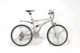 Mercedes Benz MTB mountain bike, sammenklappelig cykel med stel af aluminium, 2003