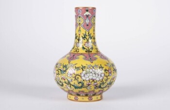 Kinesisk vase familie rose stil