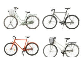 7653, 7654, 7655, 7657 - Samling cykler (4)