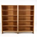 H. J. Wegner for Ry furniture. Pair of bookcases, oak, (2)
