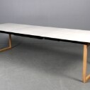 Spisebord med udtræk, samt keramisk plade. Design af Says Who. Incl to tillægsplader. (3) 