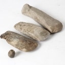 Denmark's antiquity. Collection of stone axes etc. made of flint (4)