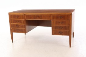 Danish master carpenter. Freestanding desk by nut, 1950s