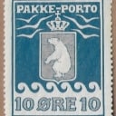 LOT 3. GREENLAND. 1910. Parcel Postage. Thiele. 10 Øre, blue. 2nd printing
