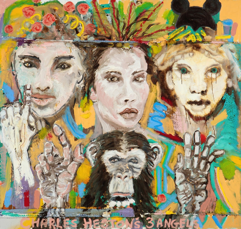 Kunstnergruppen Pet D Mons Projekt Charles Heston s Three Angels 