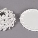Martine Thoelen. Tre 'Candle Holder' lysskulpturer (3) 