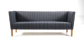 Grete Jalk for Johannes Hansen. Tre-pers. sofa, model JH210