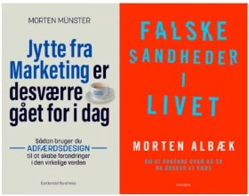 Falske sandheder i livet af Morten Albæk + Jytte fra marketing er desværre gået for i dag af Morten Münster, bøger (2)