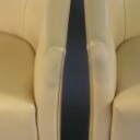 Marktex, par læderlænestole 'Pamona' med sidebord (3)