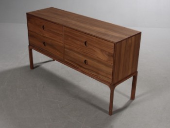 Kai Kristiansen. Entrance furniture / chest of drawers, walnut wood, model 2C, exhibition model