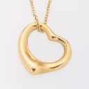 Elsa Peretti for Tiffany & Co. Open Heart necklace in 18kt
