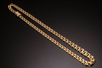 Bismark collier i doseret forløb af 14 kt. guld
