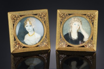 To miniatureportrætter, 1800-tallet (2)