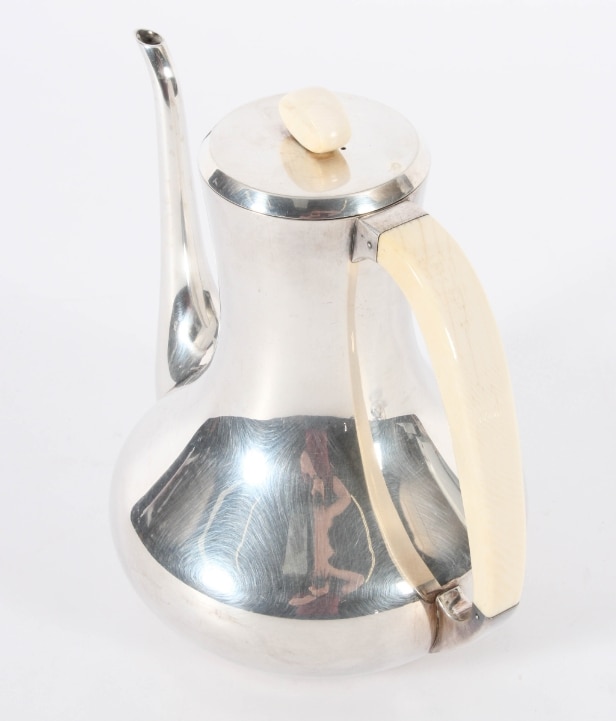 A. F. Rasmussen. Coffee service made of sterling silver (3)