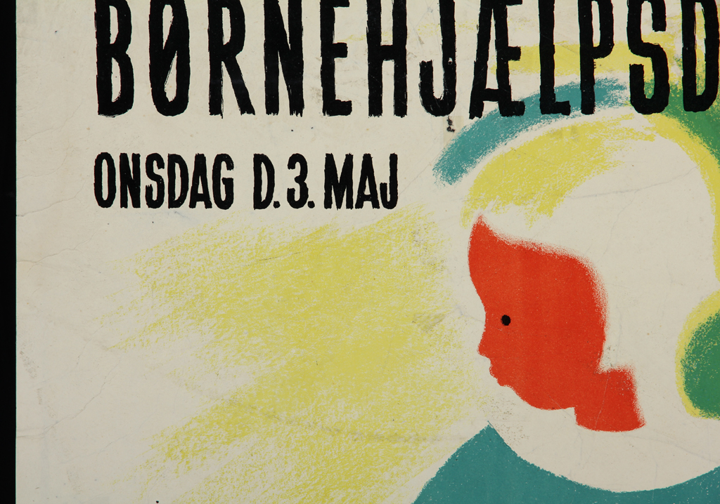 Frede Christoffersen Arne Ungermann. To plakater for Børnehjælpsdagen, litografi og offset, 1939 og 1941 | Lauritz.com