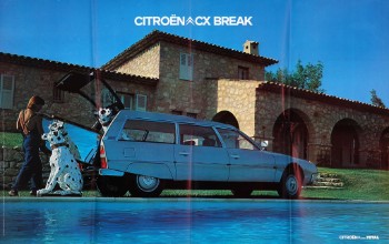 Fransk plakat for Citroën, ca. 1970erne